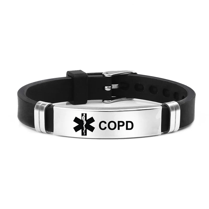 Medical Alert ID Bracelet &ndash; Laser Engraved for Diabetes Emergency