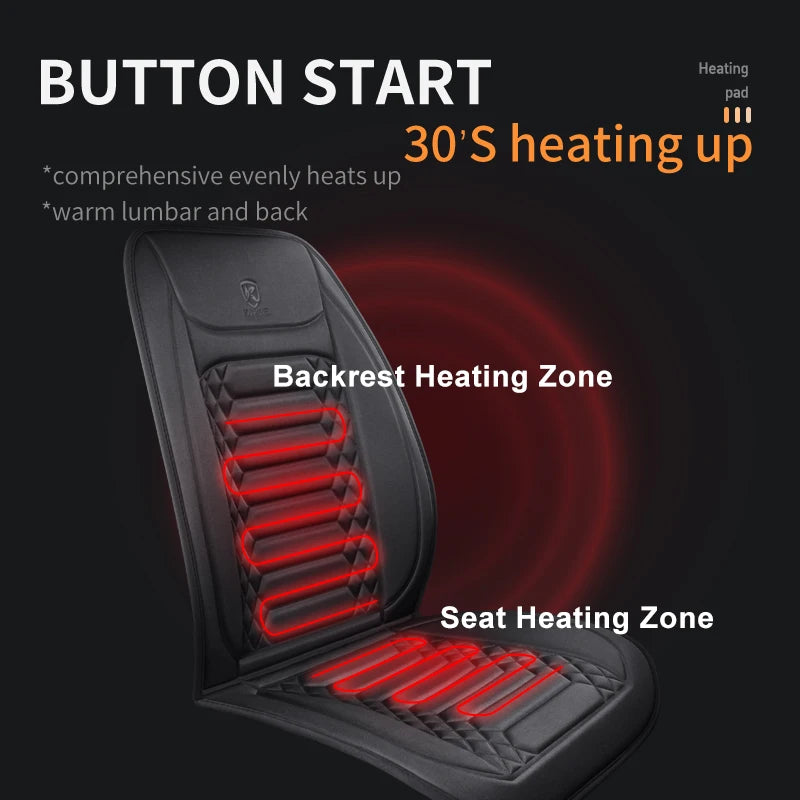 Winter Heated Car Seat Covers with Intelligent Temperature Control