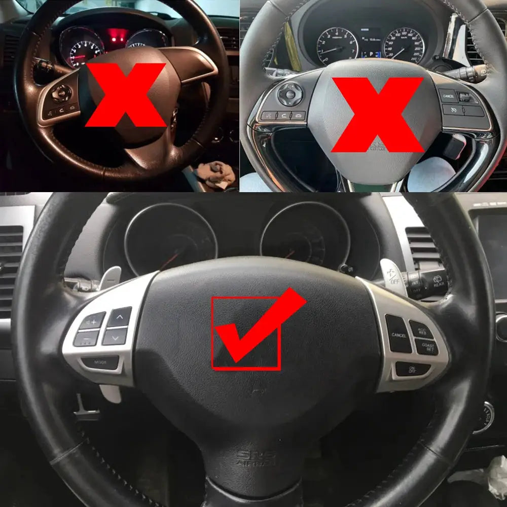 Steering Wheel Volume Sound Button Fit for MITSUBISHI LANCER OUTLANDER ASX 2007-2011 by InterCyprus Trading Ltd
