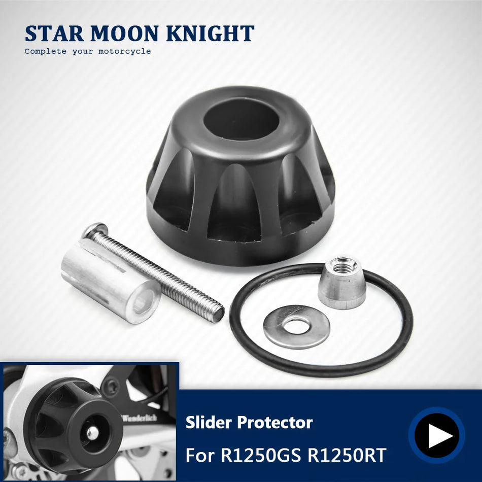 BMW R 1250GS LC Final Drive Cardan Crash Slider Protector with Aluminum Alloy and Rubber Seal