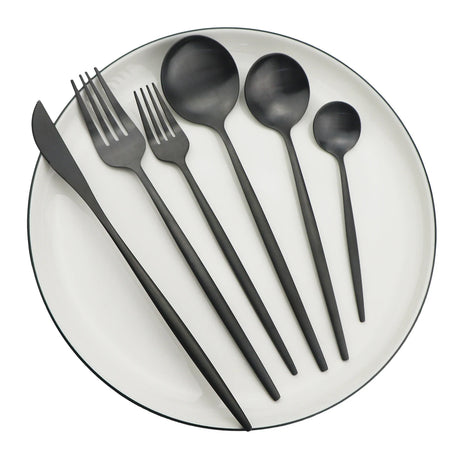 KNGZI 24/36Pcs Dinnerware Set &ndash; Elegant Stainless Steel Flatware