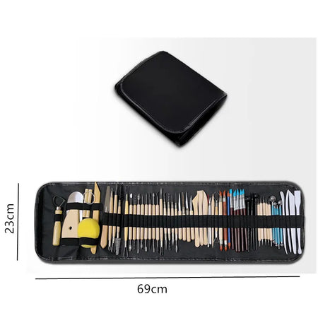 Comprehensive 61-Piece Ceramic Sculpture &amp; Pottery Tool Set