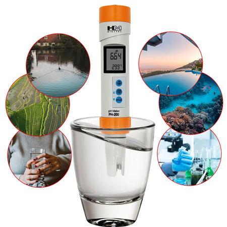 COM-300 EC TDS PH 4 In 1 Digital Meter &ndash; ATC Calibration