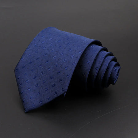Classic Men's 8cm Plaid and Striped Neck Ties for Formal Events 28