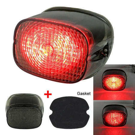 LED Rear Tail Light Motorcycle Taillights Brake Driving Light for 1999-Up Big Twin or Sportster models by InterCyprus Trading Ltd