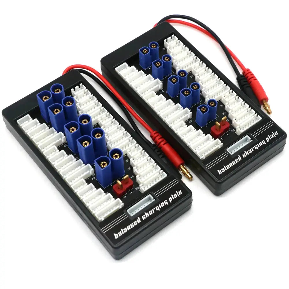 Multi 2S-6S Lipo Parallel Balanced Charging Board EC3 EC5 Plug For RC Battery Charger B6AC A6 720i Parallel Charging Plate Board by InterCyprus Trading Ltd
