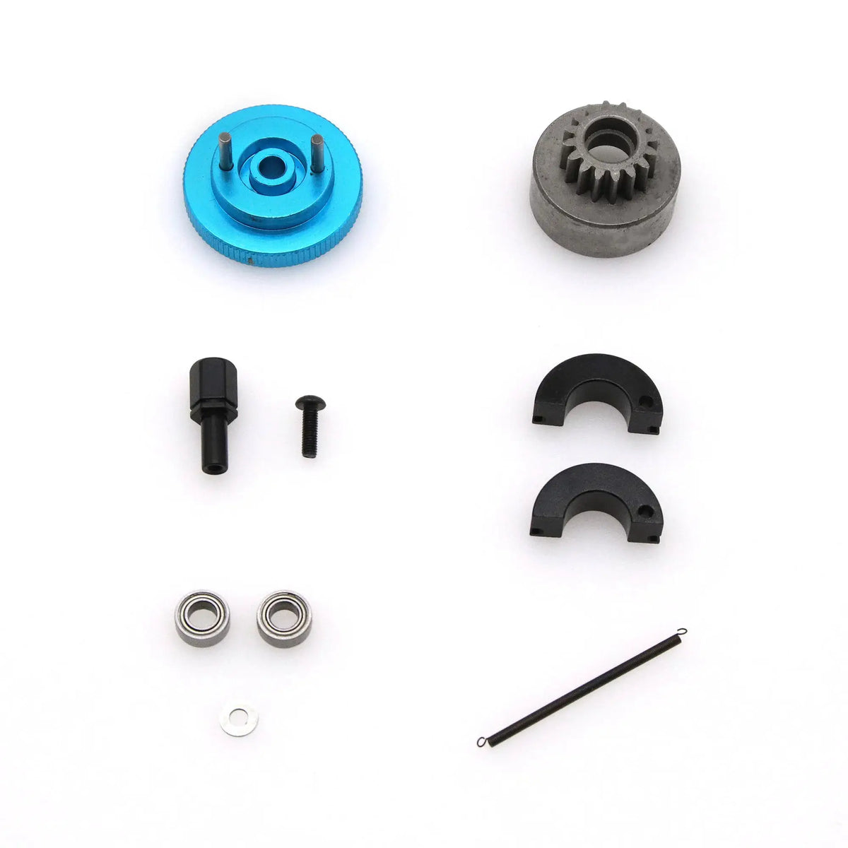 RC 14T / 16T-21T Gear Two Speed Clutch Set Bell Springs Flywheel Bearings Axle Engine Nut For 1/8 1/10 HSP RC Nitro Engine Car by InterCyprus Trading Ltd