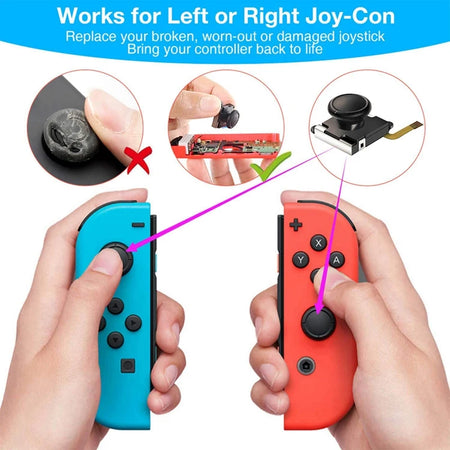 25-in-1 Joycon Joystick Replacement Kit for Nintendo Switch - Ultimate Repair Solution