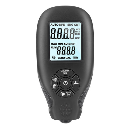 HW-300 Coation Thickness Gauge &ndash; Backlit LCD Display black