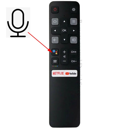 NEW Original Voice Remote Controll RC802V FNR1 For TCL RC802V 49P30FS 65P8S 55C715 49S6800 43S434 by InterCyprus Trading Ltd
