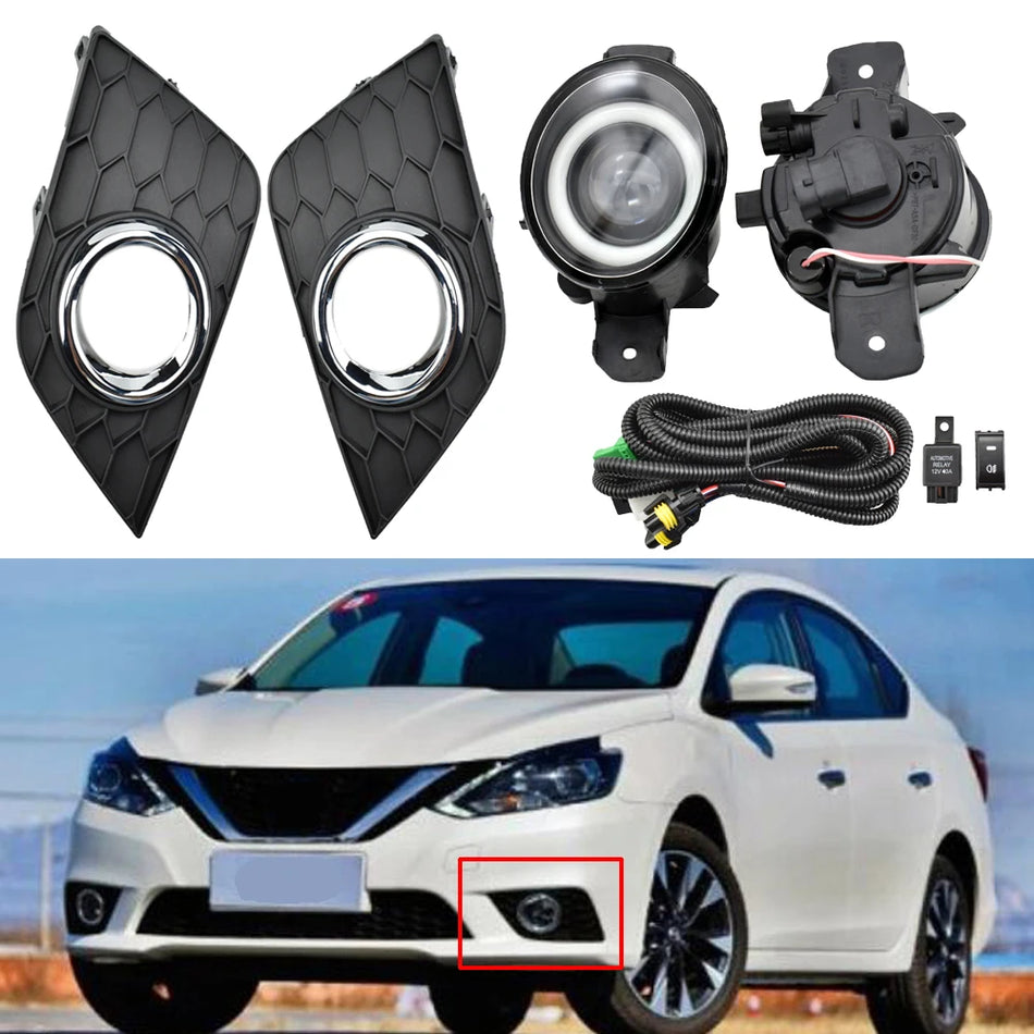 LED meglenke s pokrovom okvirja za Nissan Sentra Sylphy 2016-2018