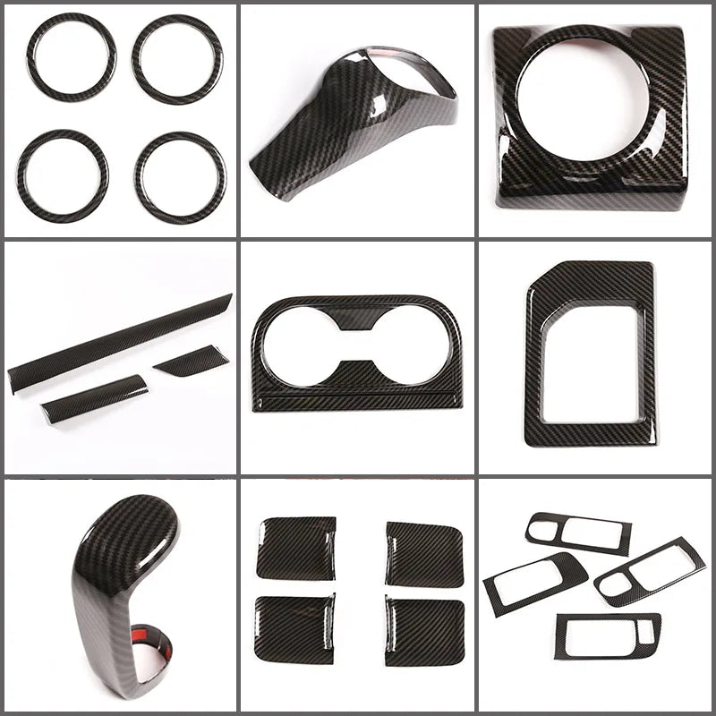 Adesivo per pannello interno in fibra di carbonio Toyota Tundra 2014 2021