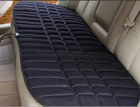 Heated Car Seat Cover - Universal Electric Cushion for Winter 12v Black back 1pcs / CHINA
