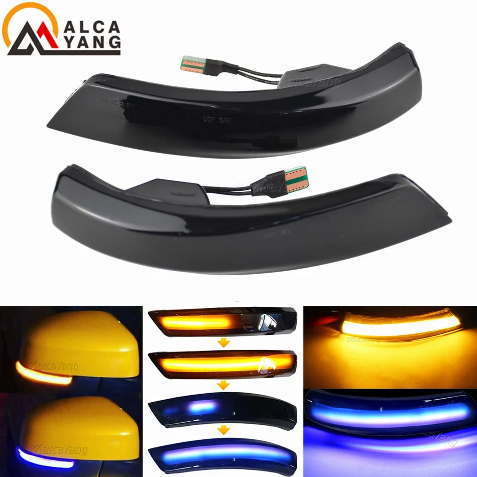 Lampes clignotantes LED à flux dynamique pour Ford Focus Mk3 Mk2 Mondeo Mk4