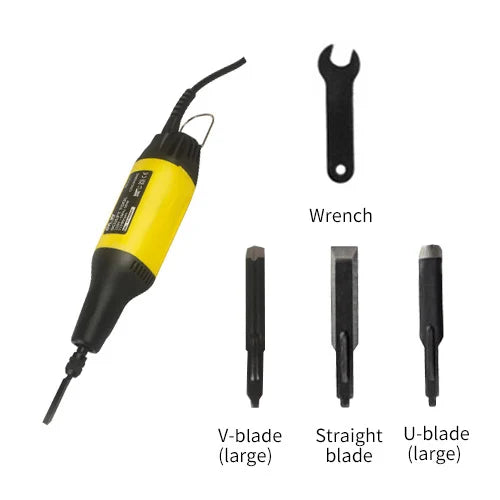 Electric Wood Carving Chisel - 50W High-Speed Tool Set 1
