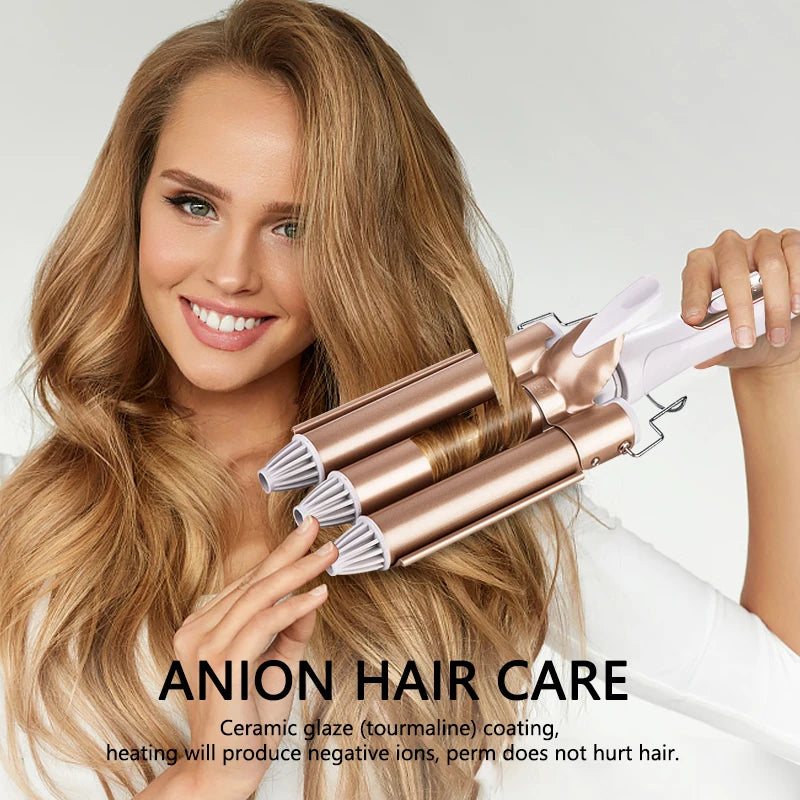 🟠 Επαγγελματικό τρίχωμα για τα μαλλιά ηλεκτρικά κυλίνδρους μαλλιών μπούκλα μαλλιών στυλ μαλλιών waver εργαλεία στυλ curlers μαλλιών για γυναίκα
