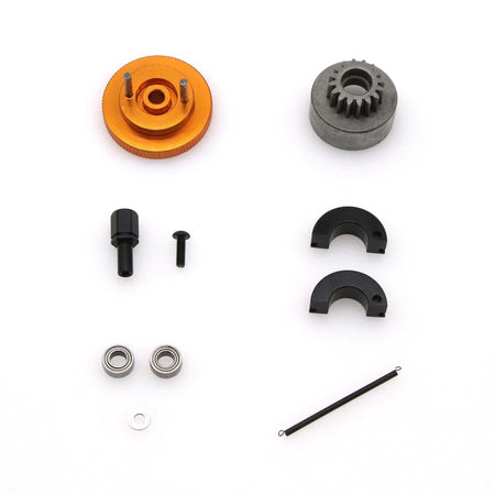 RC 14T / 16T-21T Gear Two Speed Clutch Set Bell Springs Flywheel Bearings Axle Engine Nut For 1/8 1/10 HSP RC Nitro Engine Car by InterCyprus Trading Ltd