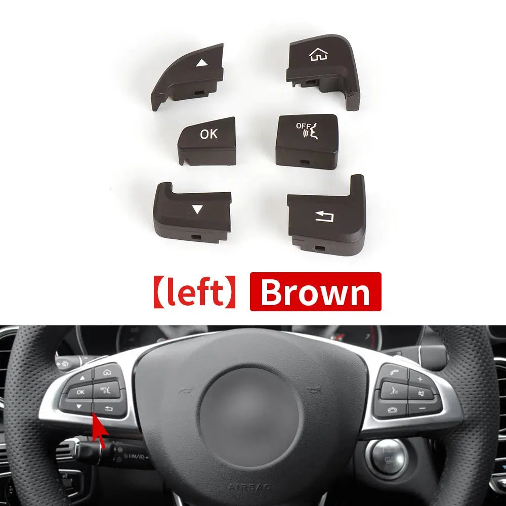 For Mercedes W205 C ClassSteering Wheel Buttons Switch For Benz W253 GLC Multi-function Switch For Car Steering Wheel 0999050200 by InterCyprus Trading Ltd