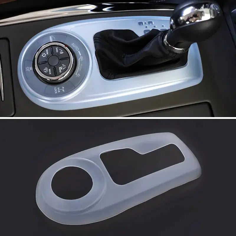 Vtear For Nissan Patrol Y62 Infiniti Qx80 Armada Gear Shift Panel Cover Soft Rubber Interior Dustproof Gear Box Accessories Auto by InterCyprus Trading Ltd
