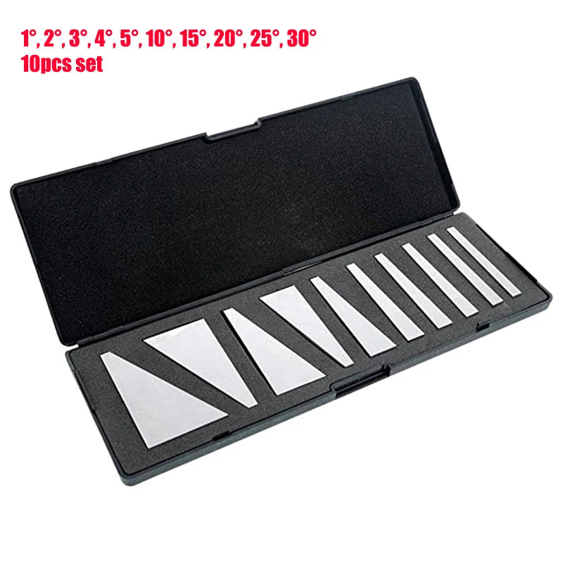 LG16 - 1-30 Degree Precision Ground Angle Block Set 10pcs set
