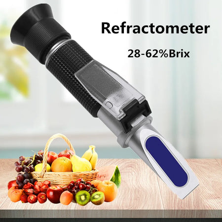 28-62% Sugar Meter Brix Refractometer &ndash; Compact Handheld