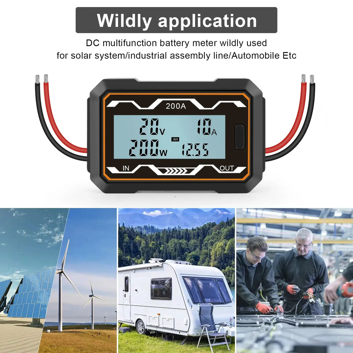 New RC Watt Meter 100A 150A 200A RC High Precision Current Power Analyzer & Watt Meter W/ Backlight LCD For Rc Drone Rc Model by InterCyprus Trading Ltd