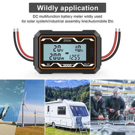New RC Watt Meter 100A 150A 200A RC High Precision Current Power Analyzer & Watt Meter W/ Backlight LCD For Rc Drone Rc Model by InterCyprus Trading Ltd