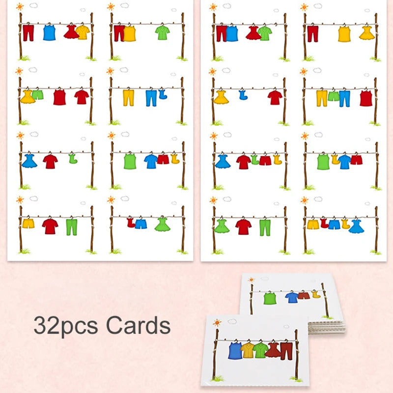 BOS10300 Montessori Math Toy Color Shape Puzzle &ndash; Learning