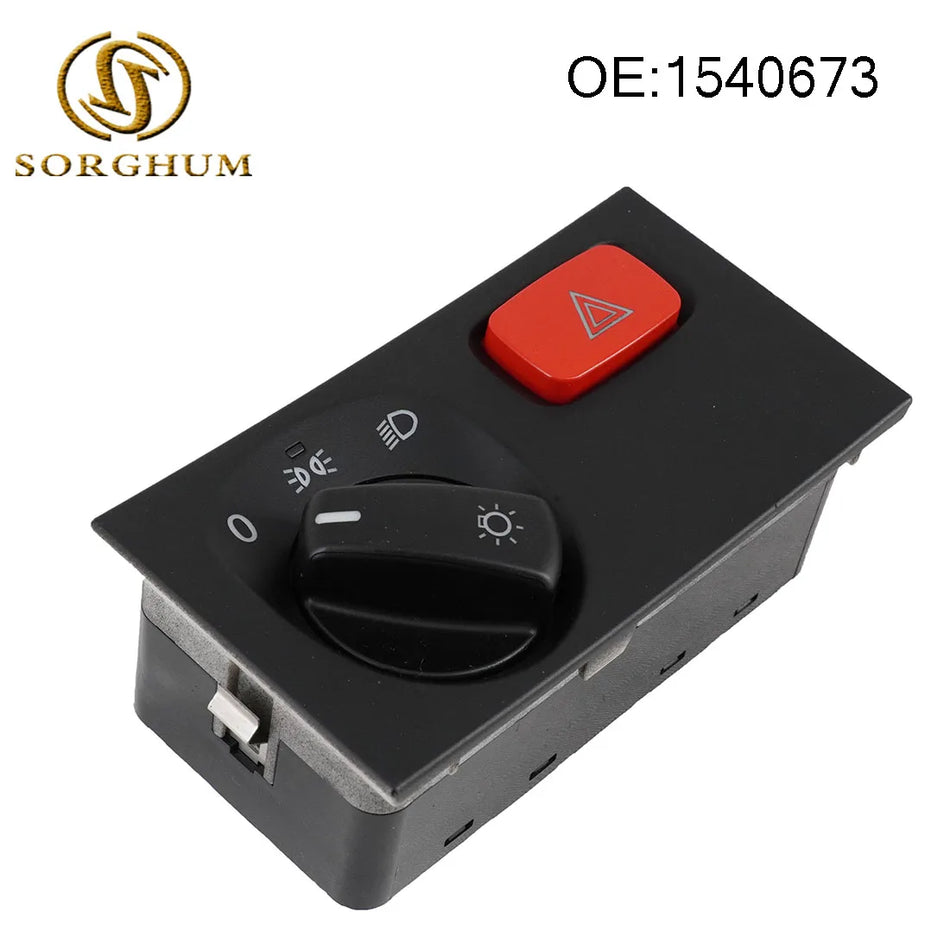 Scania P G R T Series Headlight Switch, Black, Brand New