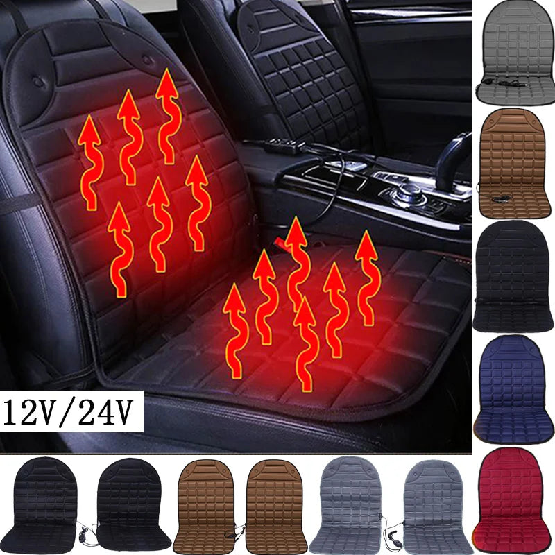 Heated Car Seat Cover - Universal Electric Cushion for Winter