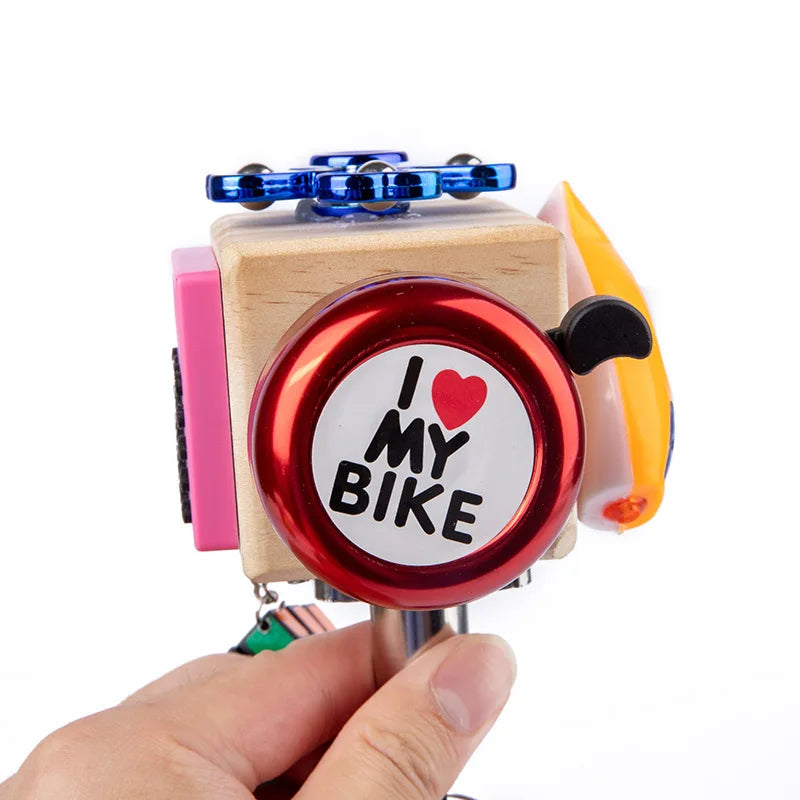 Montessori Busy Cube Wooden Toys &ndash; Fine Motor Training