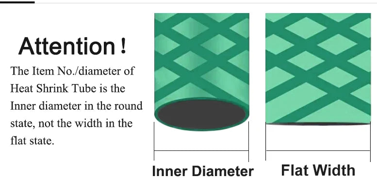 1M Non-Slip Heat Shrink Tubing 15-50mm &ndash; Five Color Options