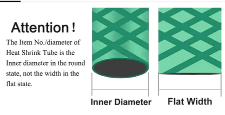 1M Non-Slip Heat Shrink Tubing 15-50mm &ndash; Five Color Options