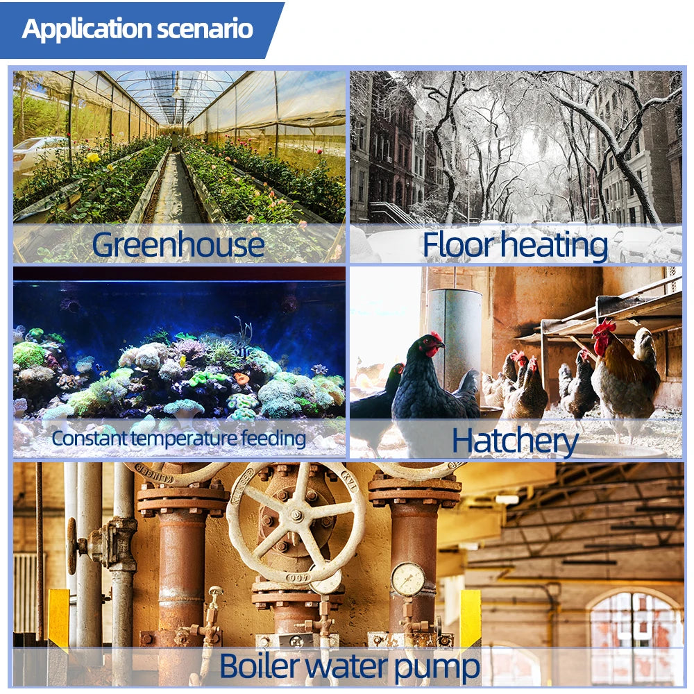 ZFX-2140A Digital Thermostat &ndash; Wide 2200W-3500W Power Range