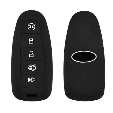 5 Buttons Silicone Car Keyless Fob Shell Case For Ford Edge Escape Focus Taurus Explorer Flex C-MAX Remote Key Cover Protector by InterCyprus Trading Ltd