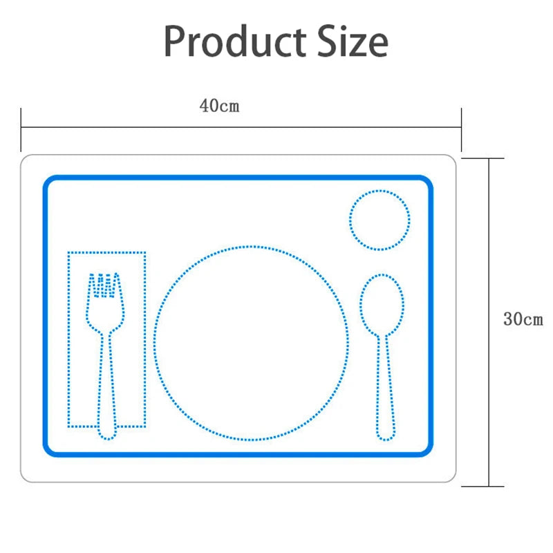 BOS10143 &ndash; Non-Toxic Food Grade Silicone Placemat For Kids