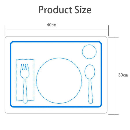 BOS10143 &ndash; Non-Toxic Food Grade Silicone Placemat For Kids