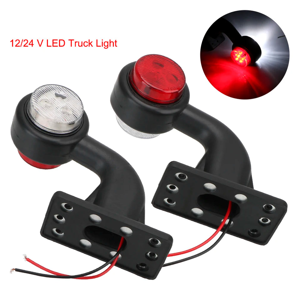 LEEPEE 23214 Veokite Tagatuled, 12V/24V LED Tagatuled Kummist ja PC Läätsed