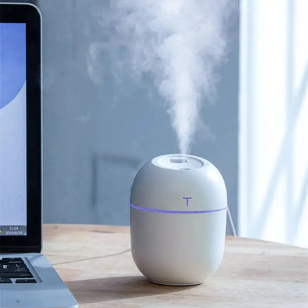 USB Ultrasonic Humidifier and Aroma Diffuser for Office
