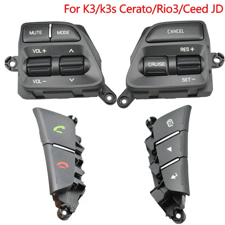 Button Switch for KIA K3 2014-2016 Rio 3 2014-2016 Cerato Classic 2017 Ceed JD 2012-2014 Steering Wheel Buttons by InterCyprus Trading Ltd