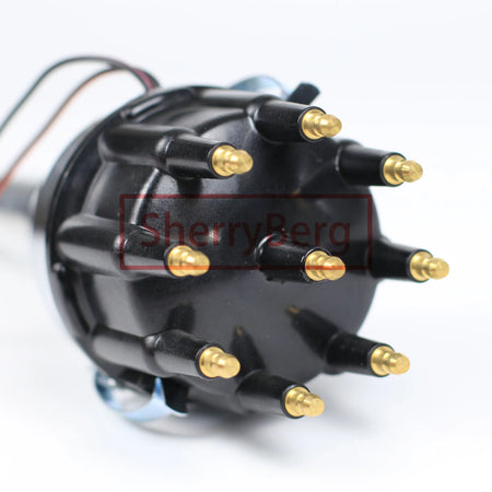SherryBerg New Complete Ignition Distributor for Small & Big Block Chevy V8 Pro Billet Distributor SBC BBC 350 454 Top Quality by InterCyprus Trading Ltd