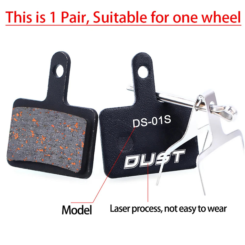 Ceramic Hydraulic Disc Brake Pads for MTB 4 Pack with Heat Resistance and Smooth Stopping Power