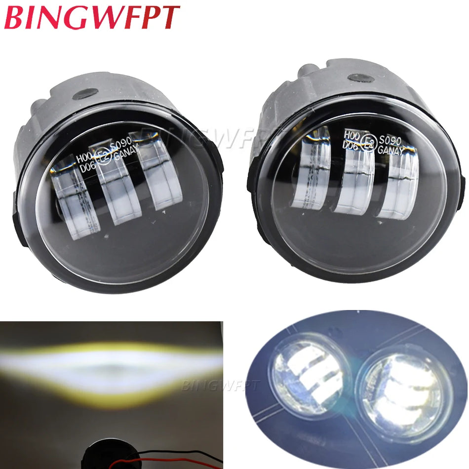 Balta miglas lampa Nissan priekšējai buferim, izturīga un viegli uzstādāma