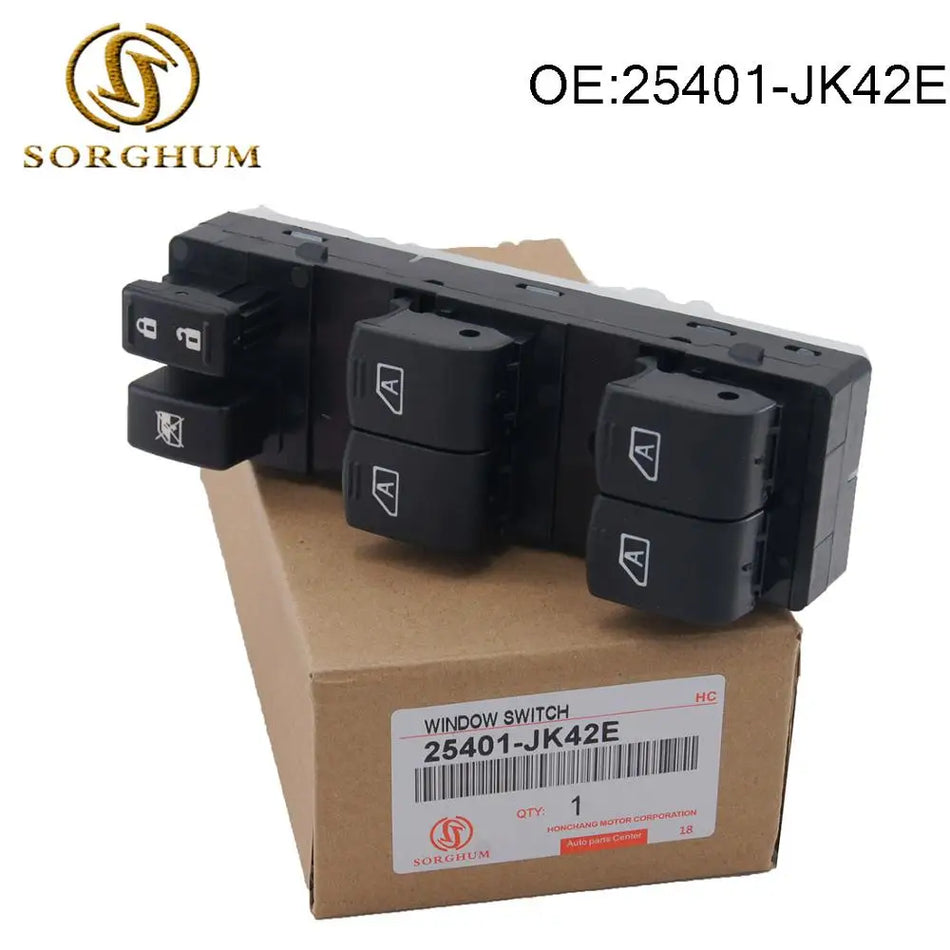 Infiniti G35 G37 Front Master Power Window Switch, 25401-JK42E