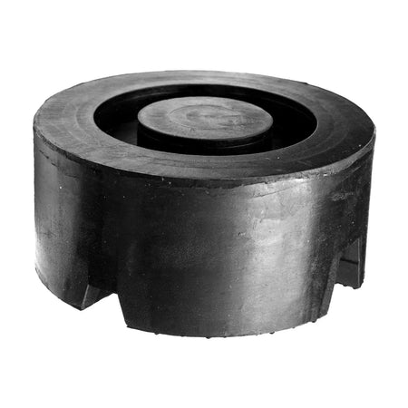Universal Car Rubber Cross Slotted Jack Pad Adapter Guard Floor Disk Frame Rail Protector For Pinch Weld Side Chassis Trolley by InterCyprus Trading Ltd