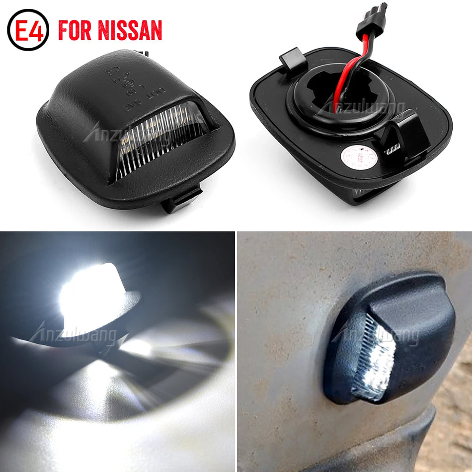2X Luces de Matrícula LED para Nissan Xterra WD22 Frontier Navara D22