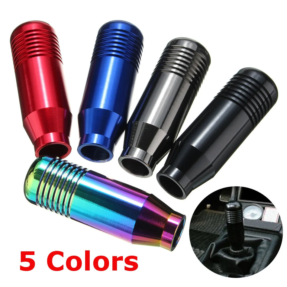 Universeller 5-Farben Aluminium Schaltknauf für manuelles Getriebe, 8,5 cm