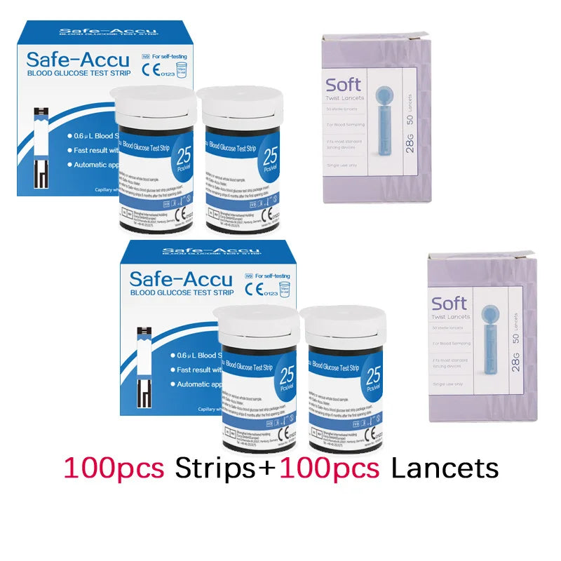 Accu Blood Glucose Meter &ndash; Accurate Blood Sugar Monitoring 100 Pcs Strips / CHINA