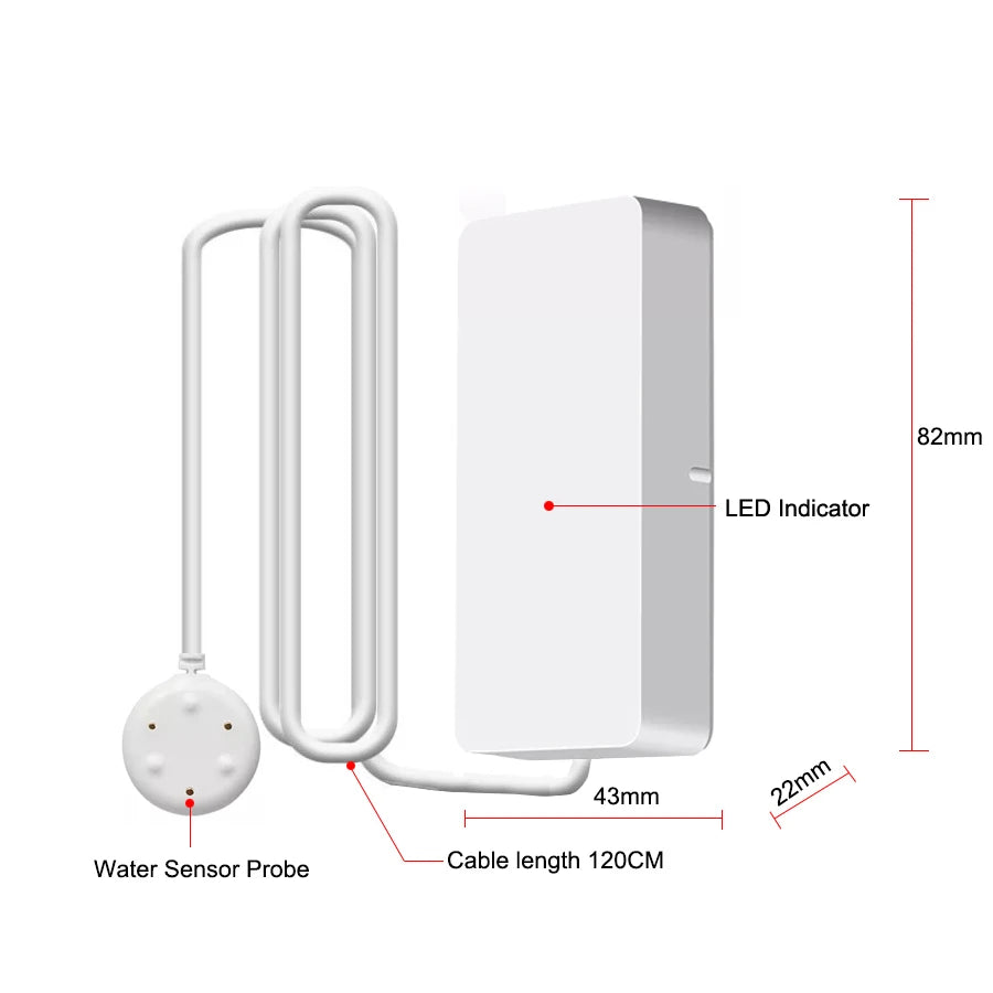 Tuya WiFi Water Leakage Alarm &ndash; Standalone Leak Sensor