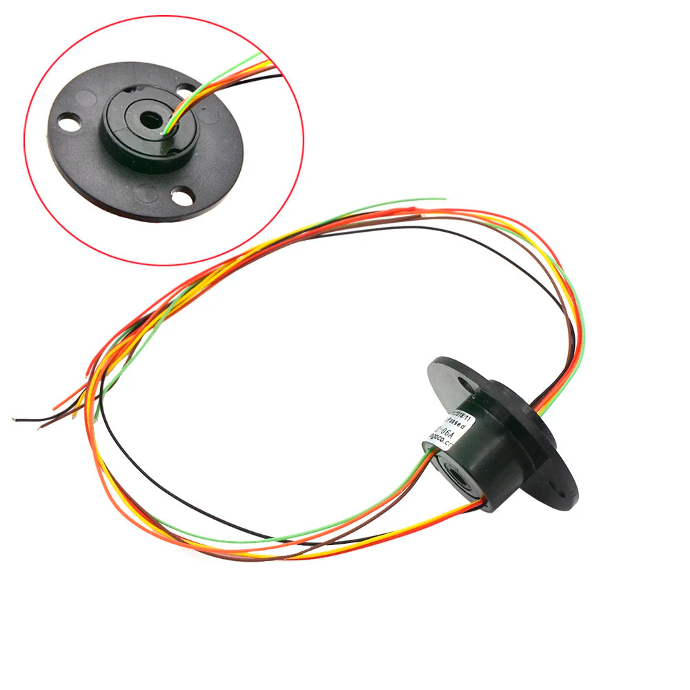 2A Hollow Shaft Slip Ring 5mm Through Hole &ndash; Multi Channel